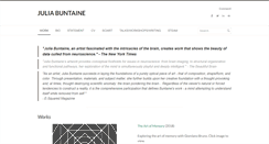 Desktop Screenshot of juliabuntaine.com